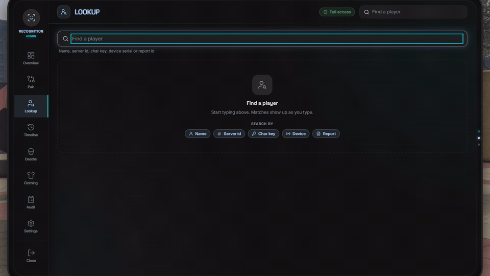 Lookup with live suggestions